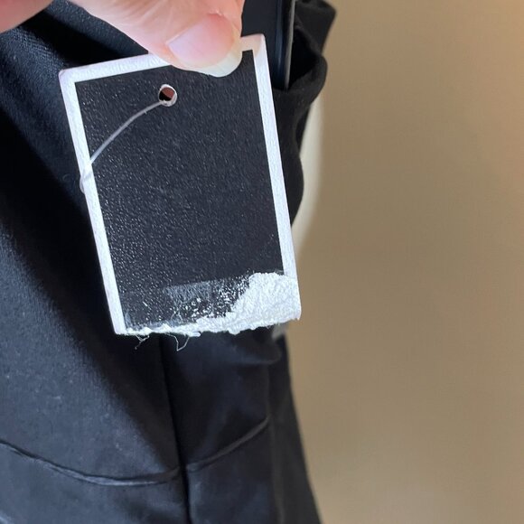 Juicy Couture Black Ponte Layered Hem Mini Dress Size 10 Runs Small - Picture 11 of 16